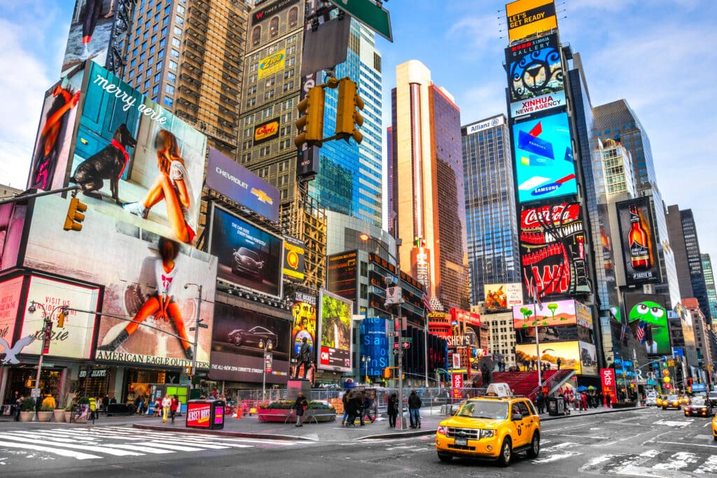 Times square advertising