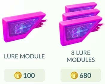 Pokemon Go Lure Module Costs