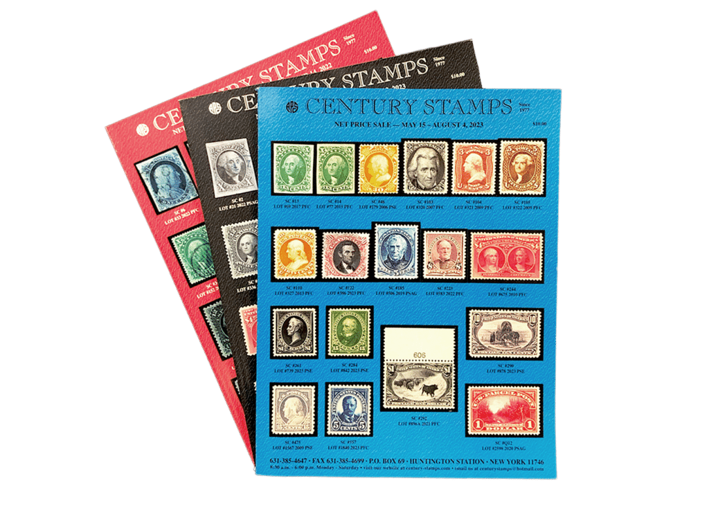 Century Stamps Catalog, 3 versions